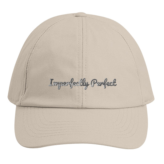 Imperfectly Perfect cap in organic cotton Classic sand from madebyHazel front