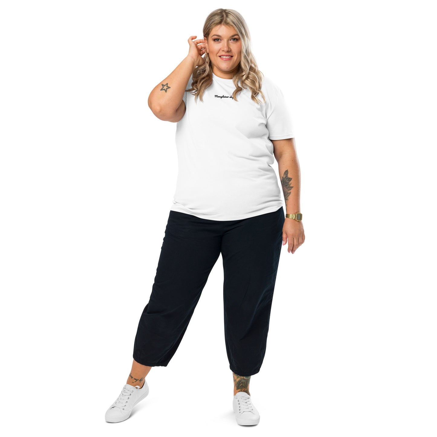 Mansplainerslayer unisex organic cotton t-shirt white Lifestyle