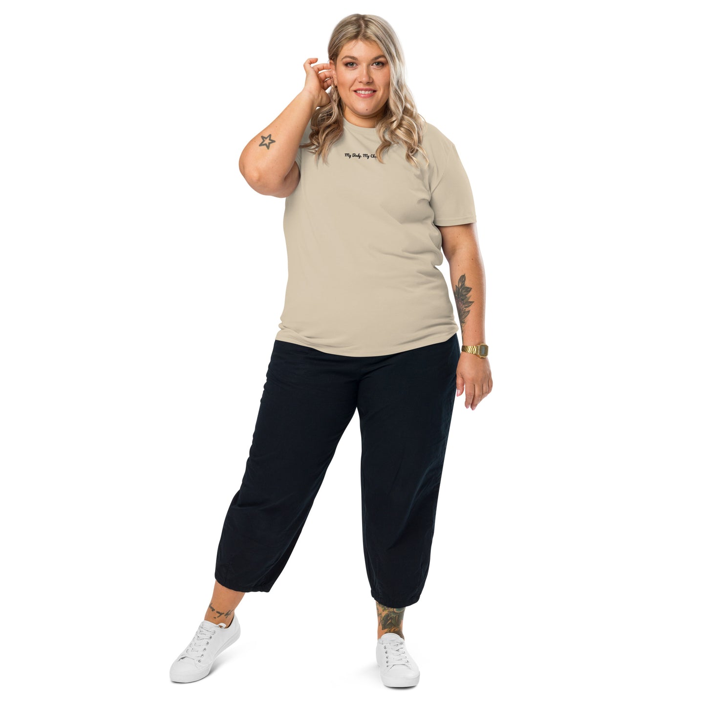 My Body. My Choice. organic T-shirt Beige