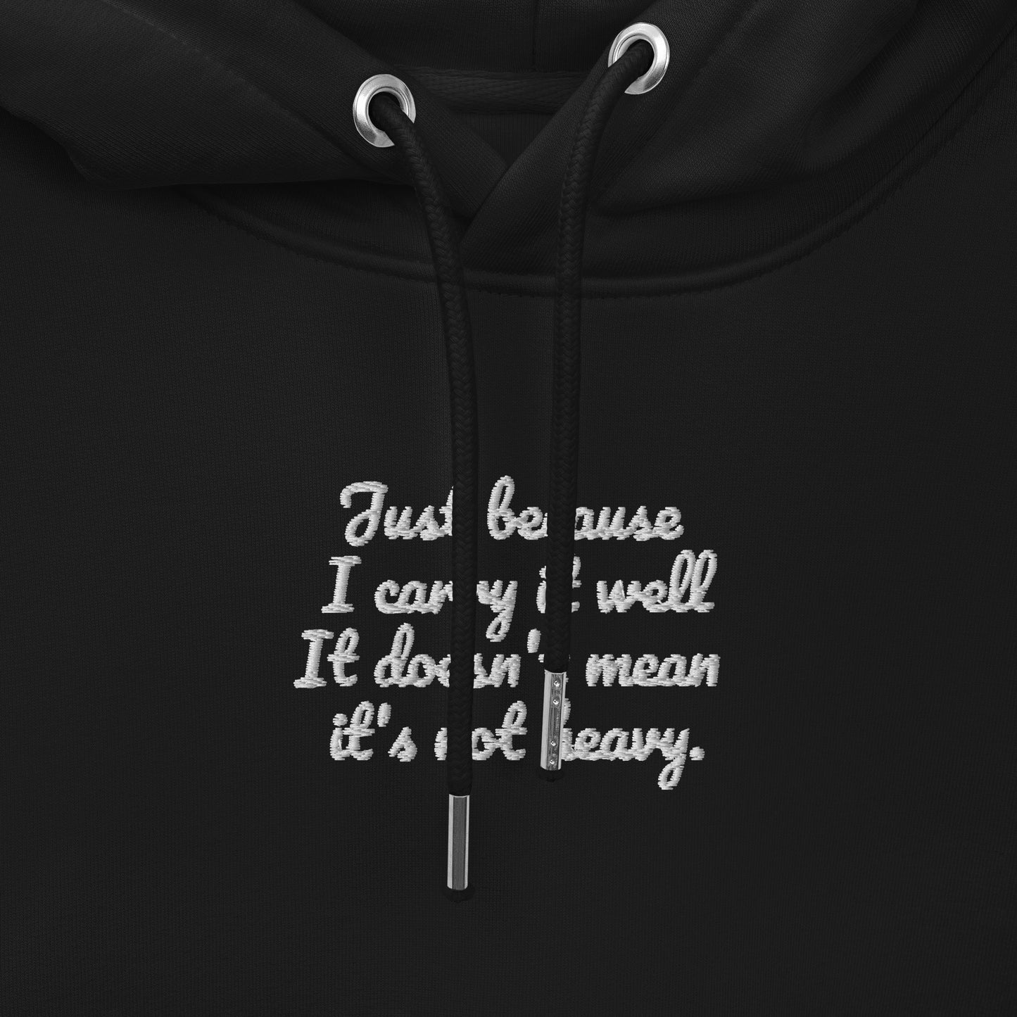 Just because - organic hoodie