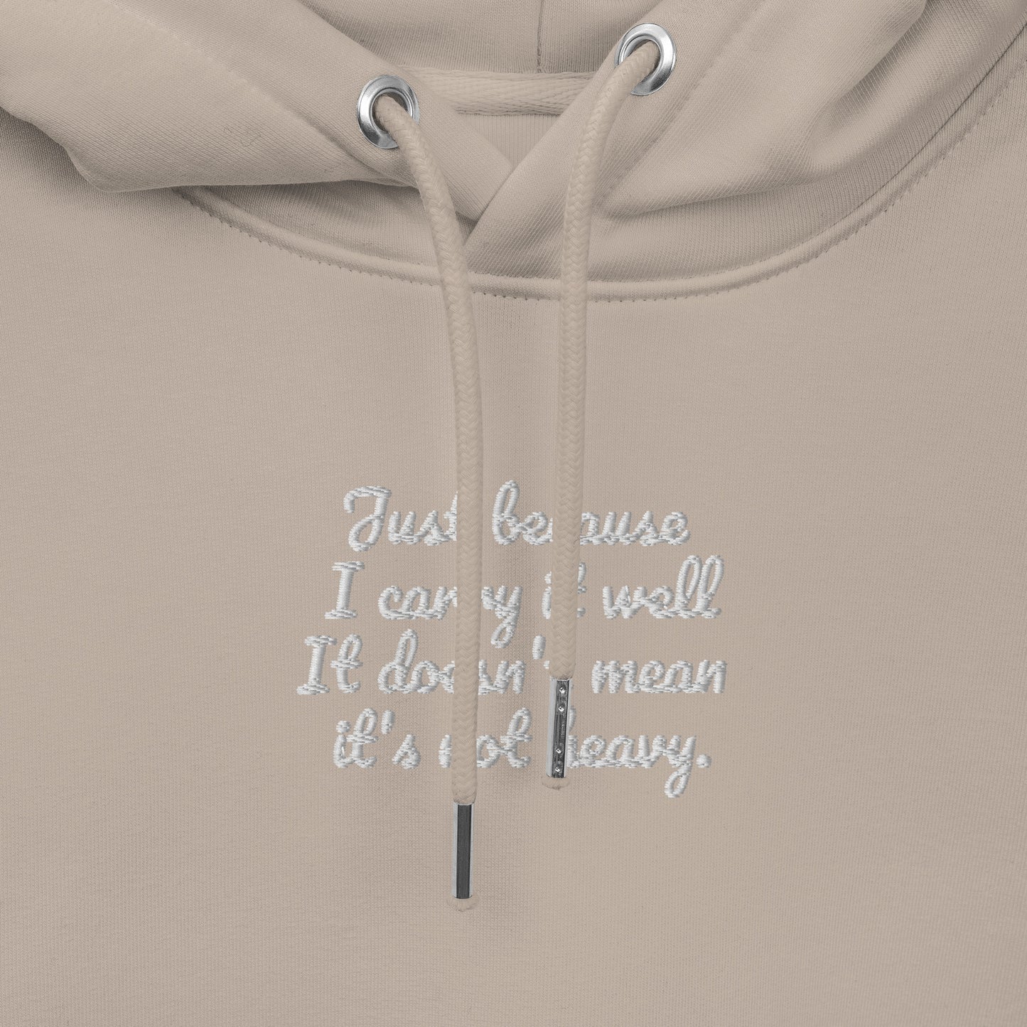Just because - organic hoodie