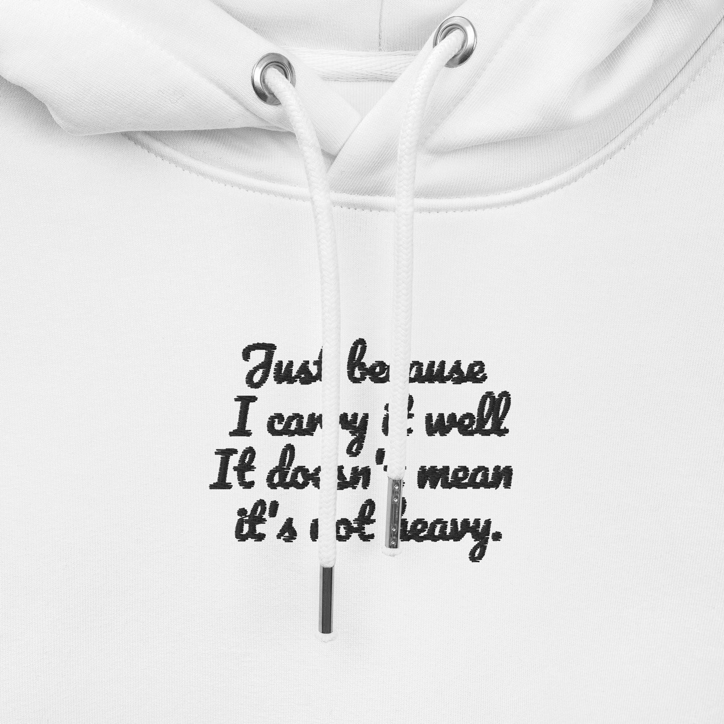 Just because - organic hoodie