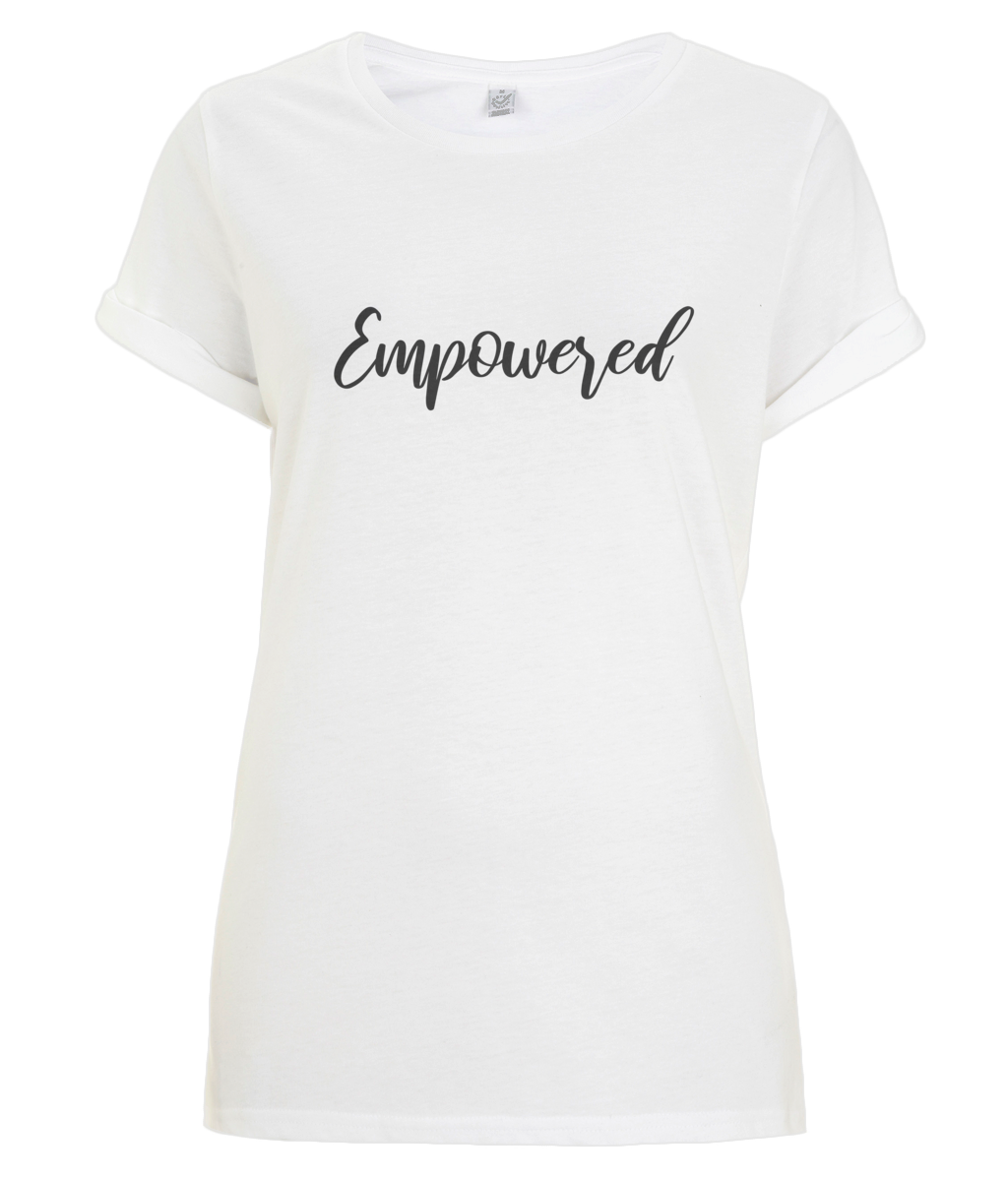 Empowered - organic Women's T-shirt - Black.