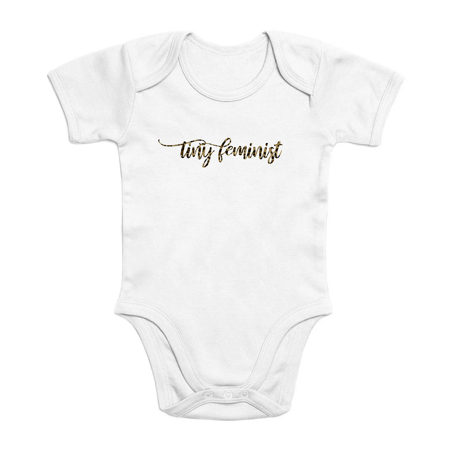 Tiny Feminist - organic baby body - Leo
