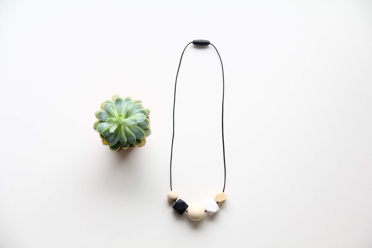 Black Large - Nursing Necklace!.