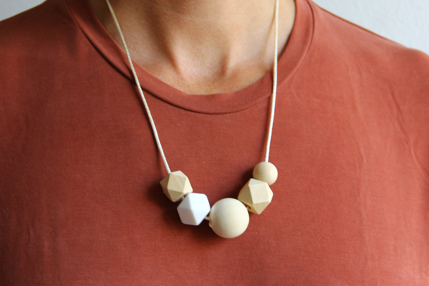 White Large - Nursing Necklace!.