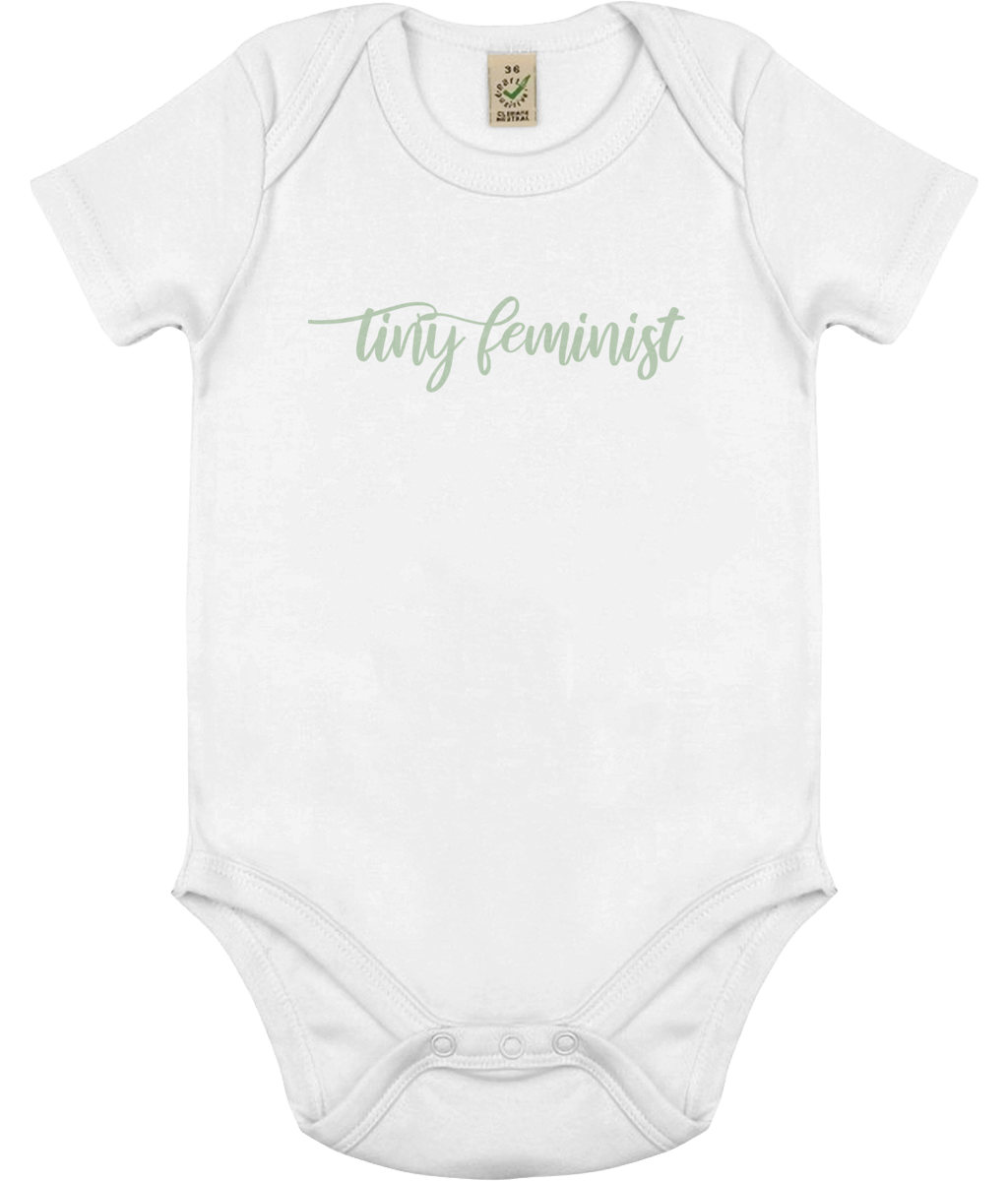 Tiny Feminist - organic baby body.