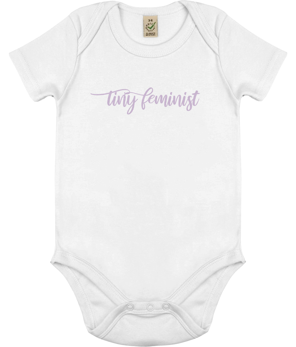 Tiny Feminist - organic baby body.