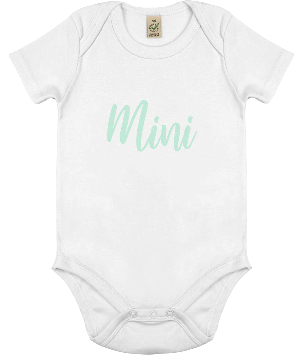 Mini - organic baby body - Mint!.