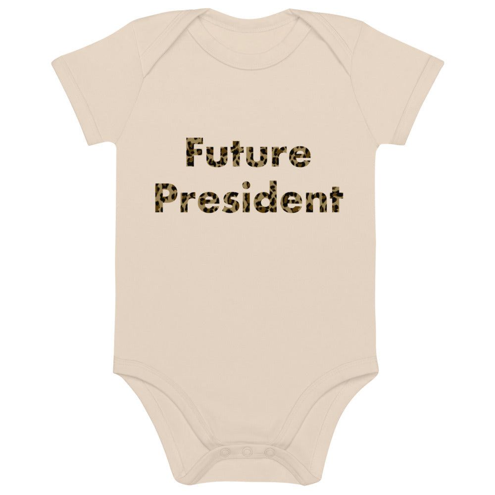 Future President - ekologisk bebis body - Leopard