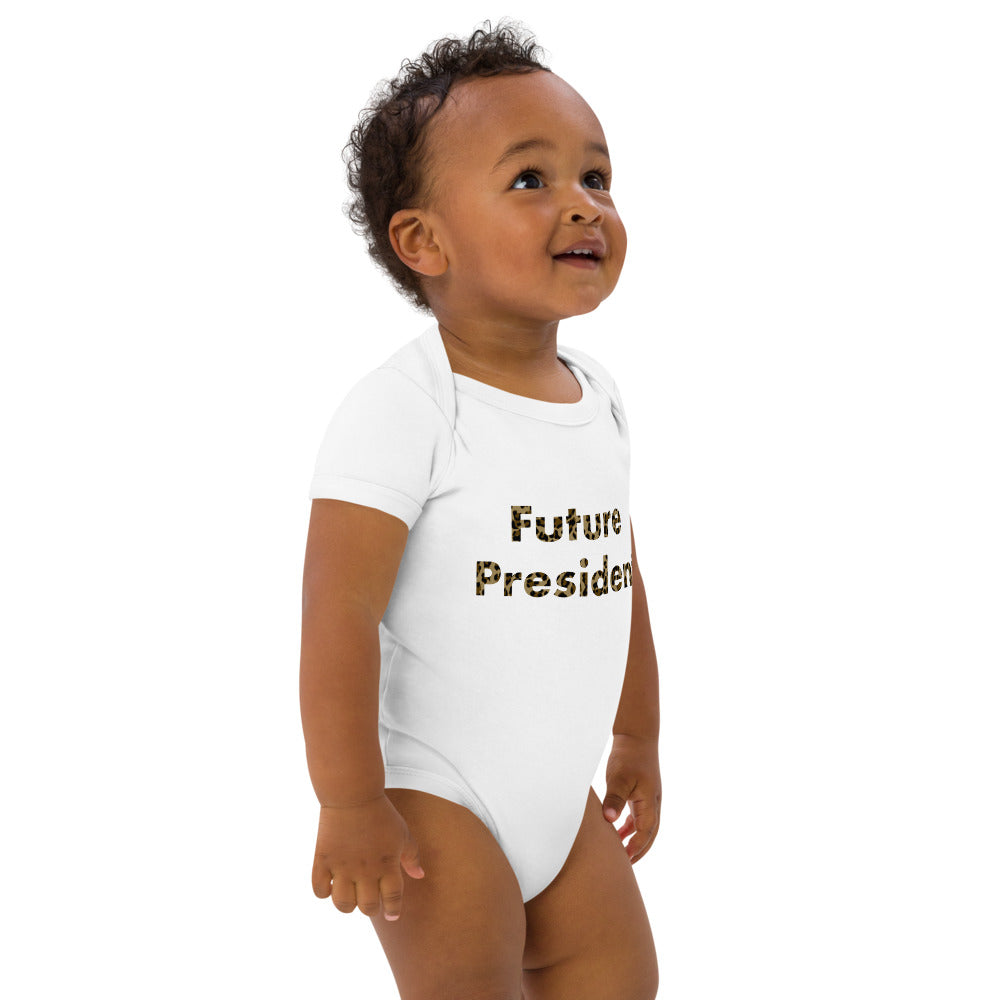 Future President - ekologisk bebis body - Leopard