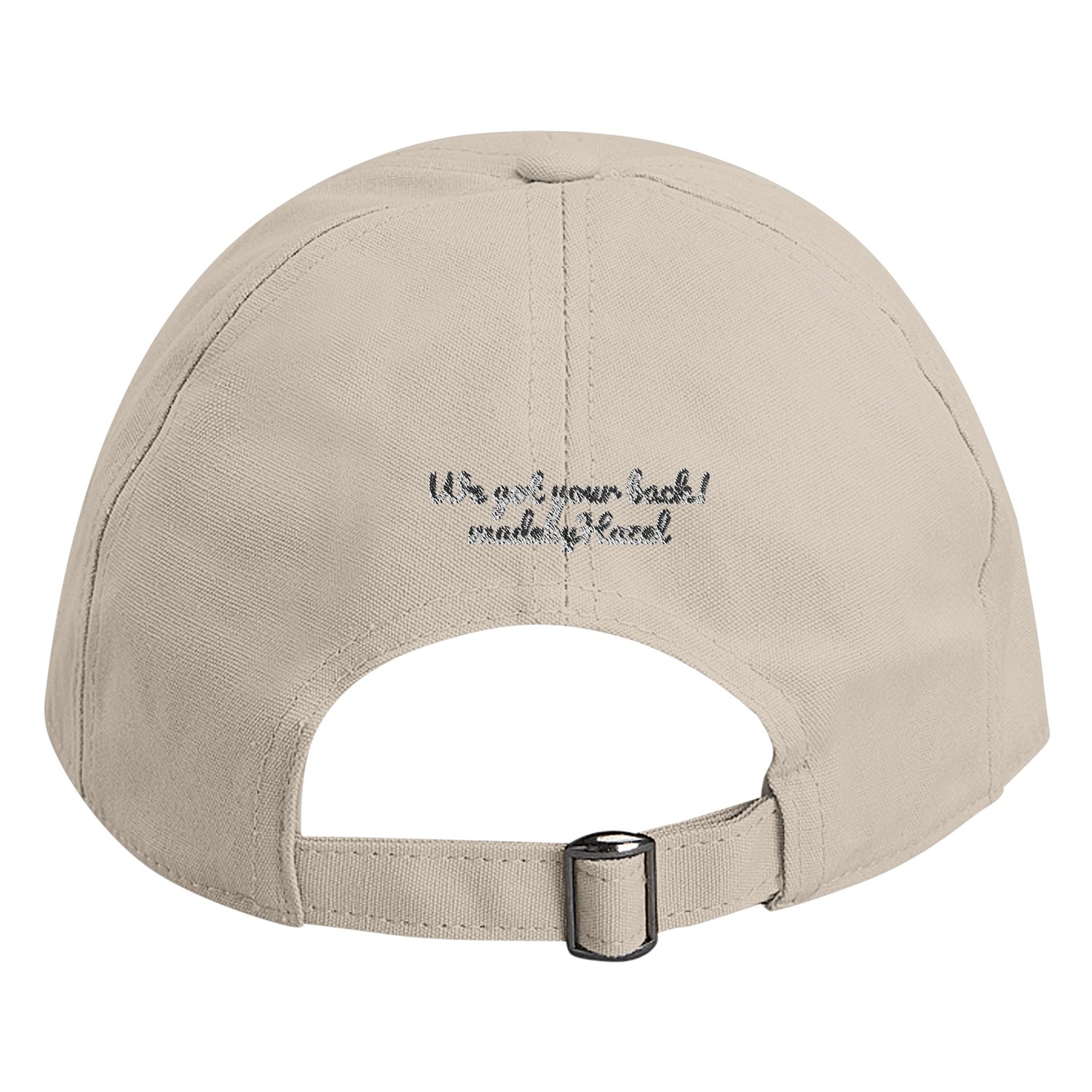 Badass ecological cotton cap Classic Sand back from madebyHazel