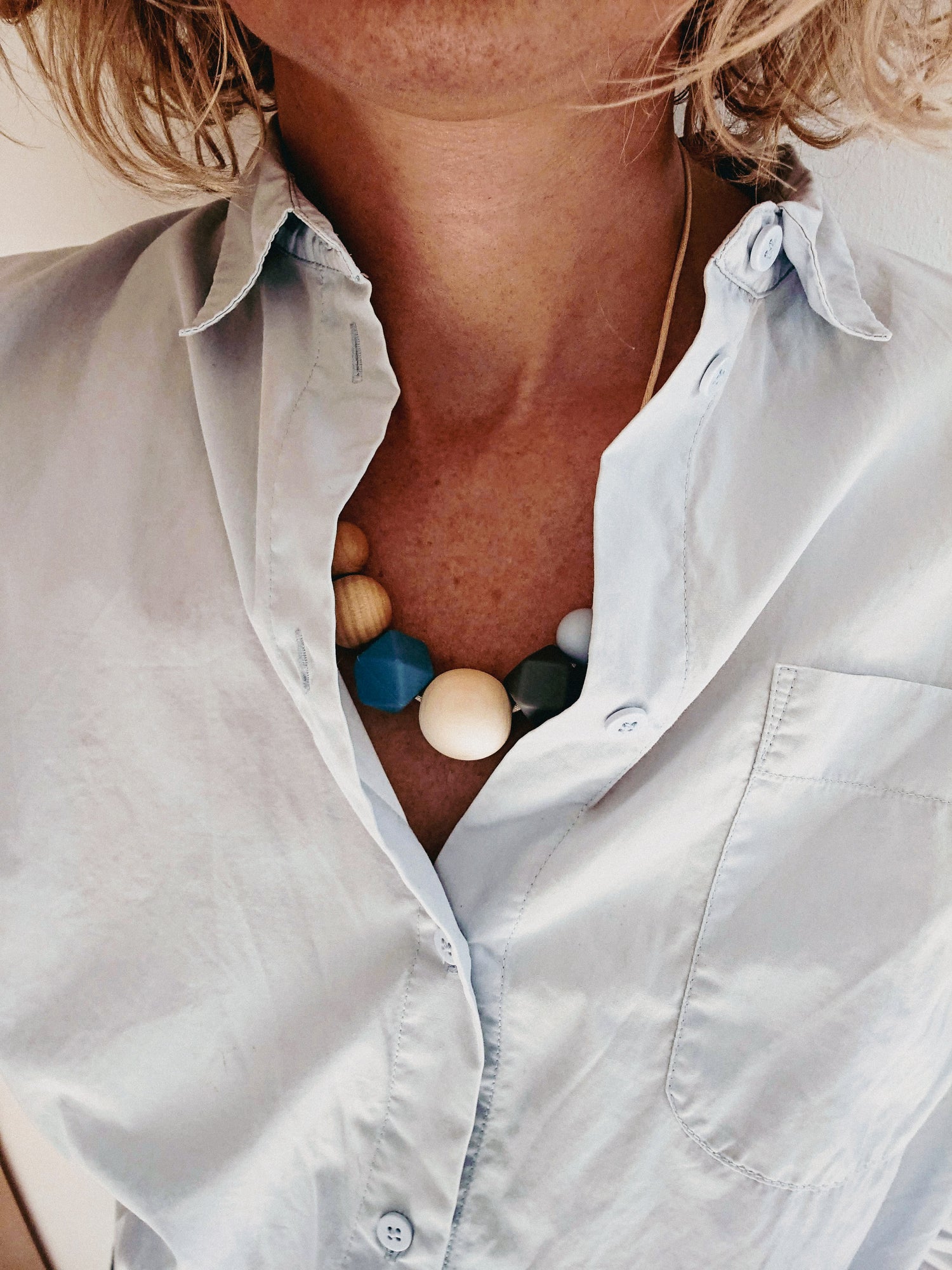 Blues Nursing Necklace Back to business Shirt