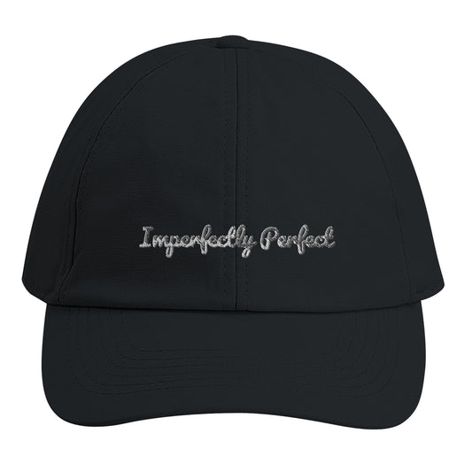 Imperfectly Perfect cap in organic cotton Black from madebyHazel front