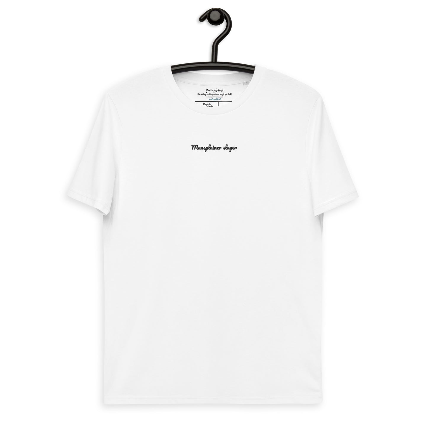 Mansplainer slayer -  organic T-shirt