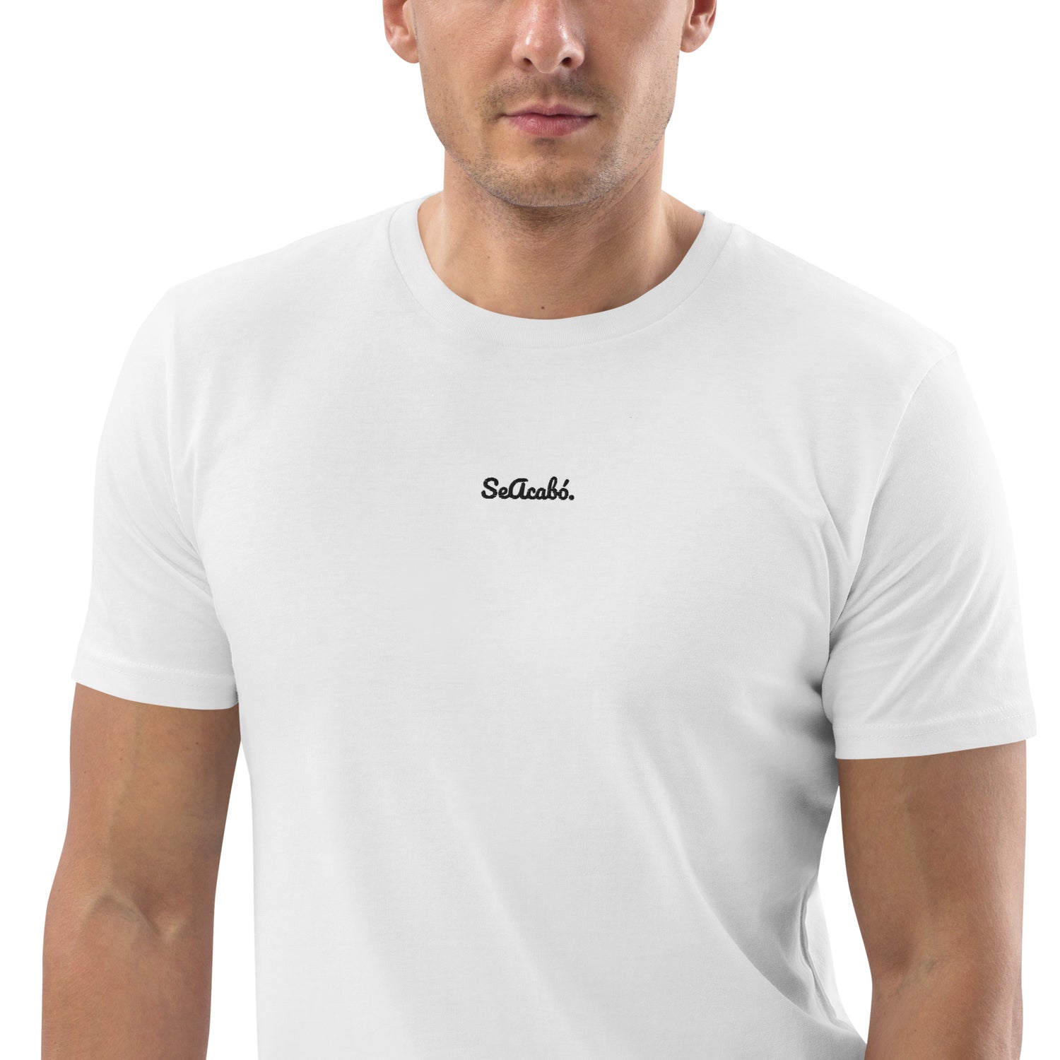 Se Acabó. - White organic cotton Unisex T-shirt. Enough is enough. Feminista - FIFA - UEFA - Rubiales - Hermoso