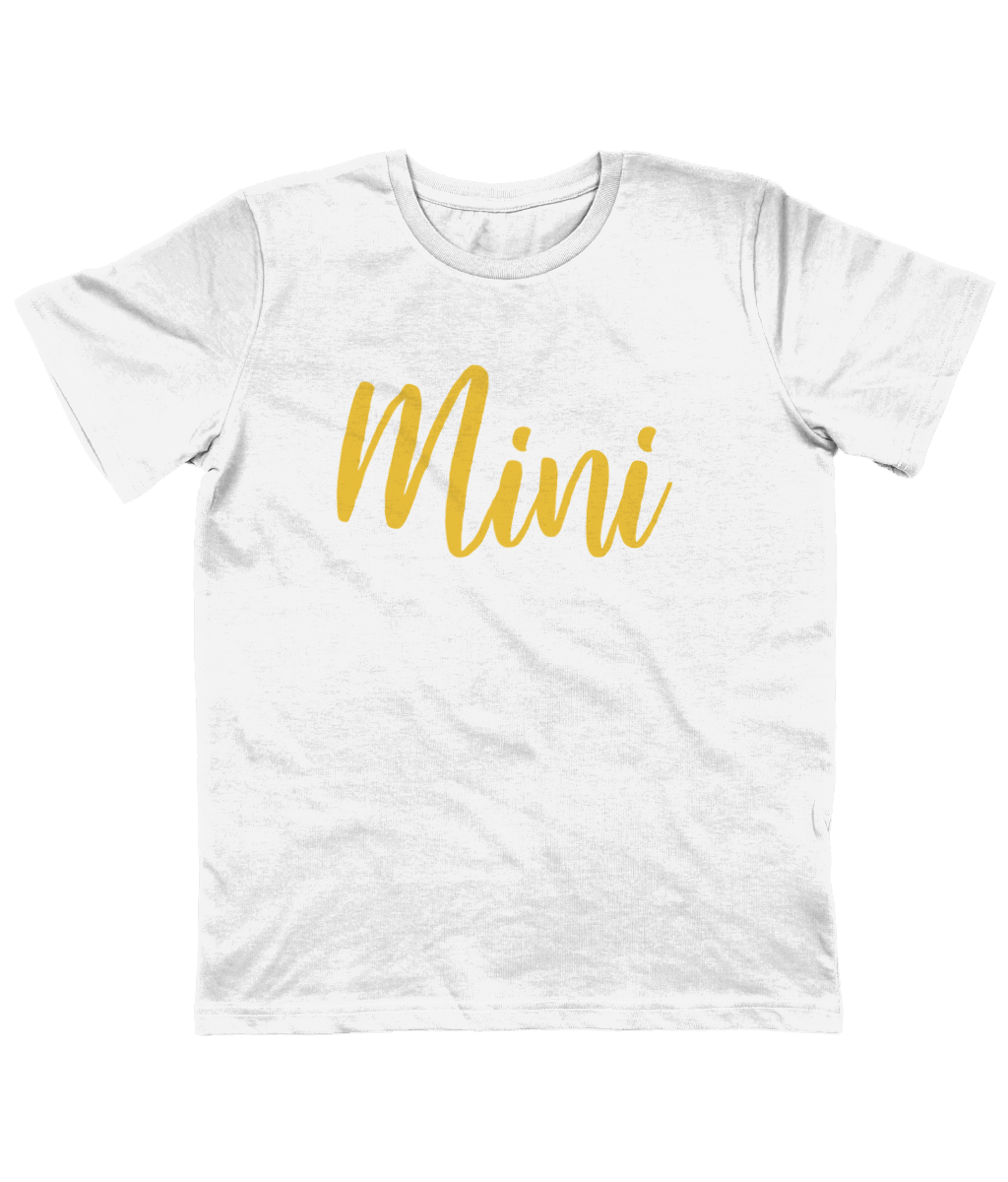 Mini - organic kid T-shirt - Yellow.