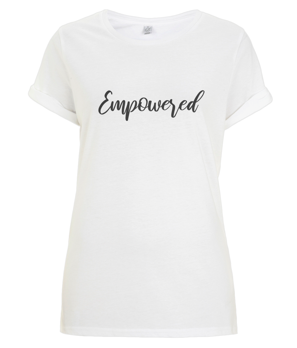 Empowered - organic Women's T-shirt - Black.
