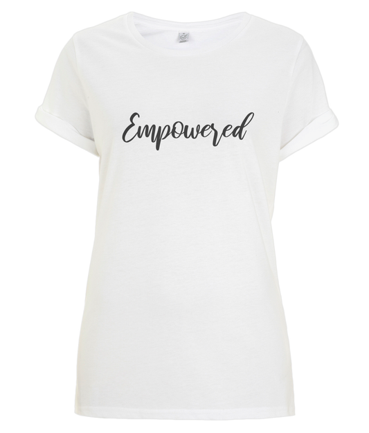 Empowered - organic Women's T-shirt - Black.