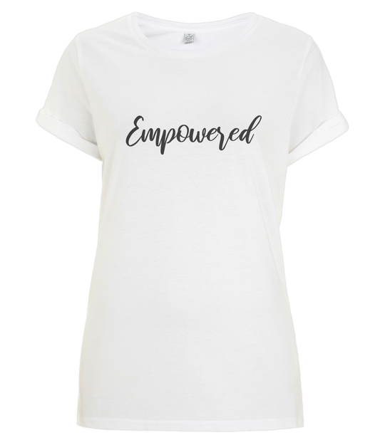 Empowered - organic Women's T-shirt - Black.
