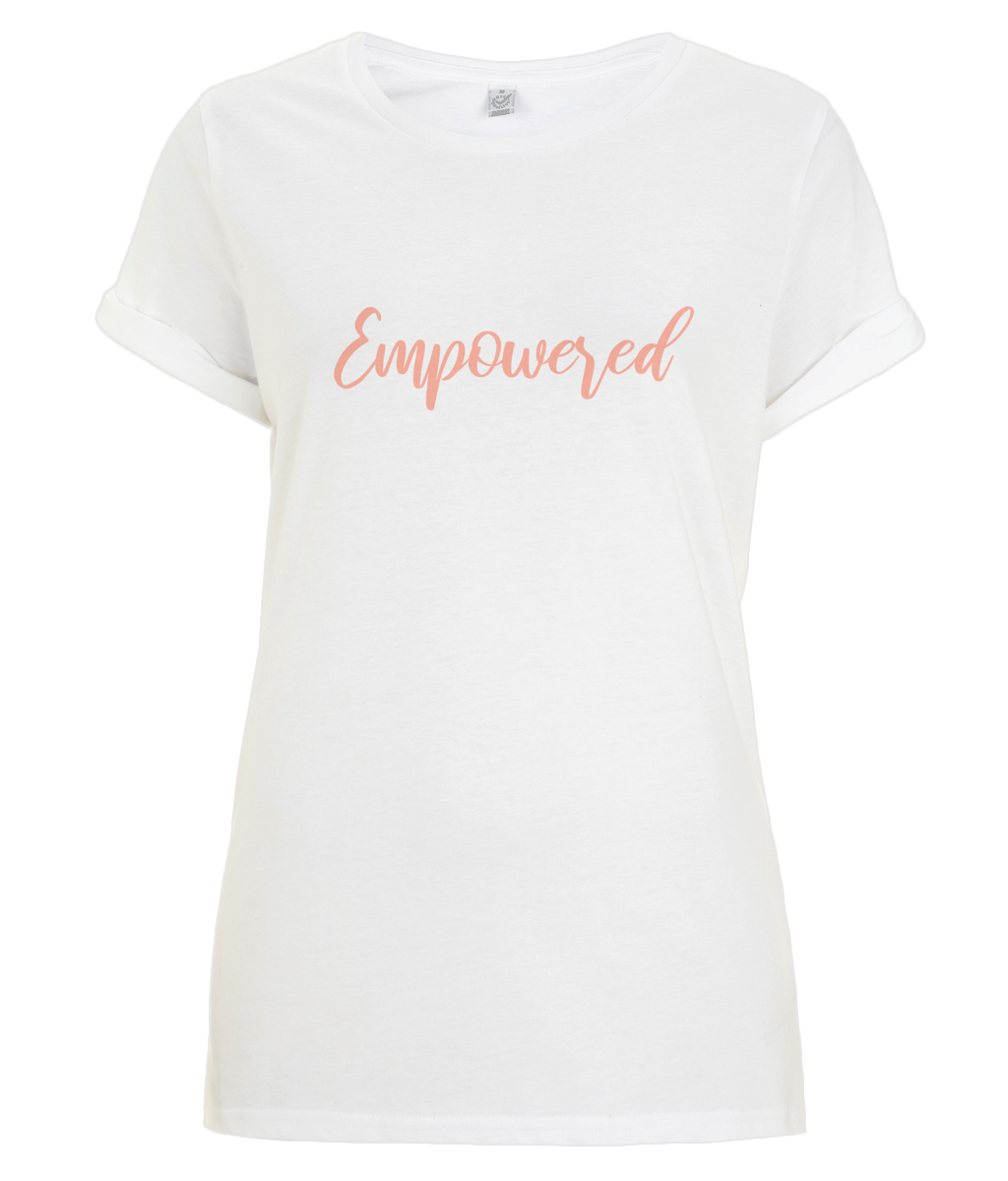 Empowered - organic Women's T-shirt - Peach.