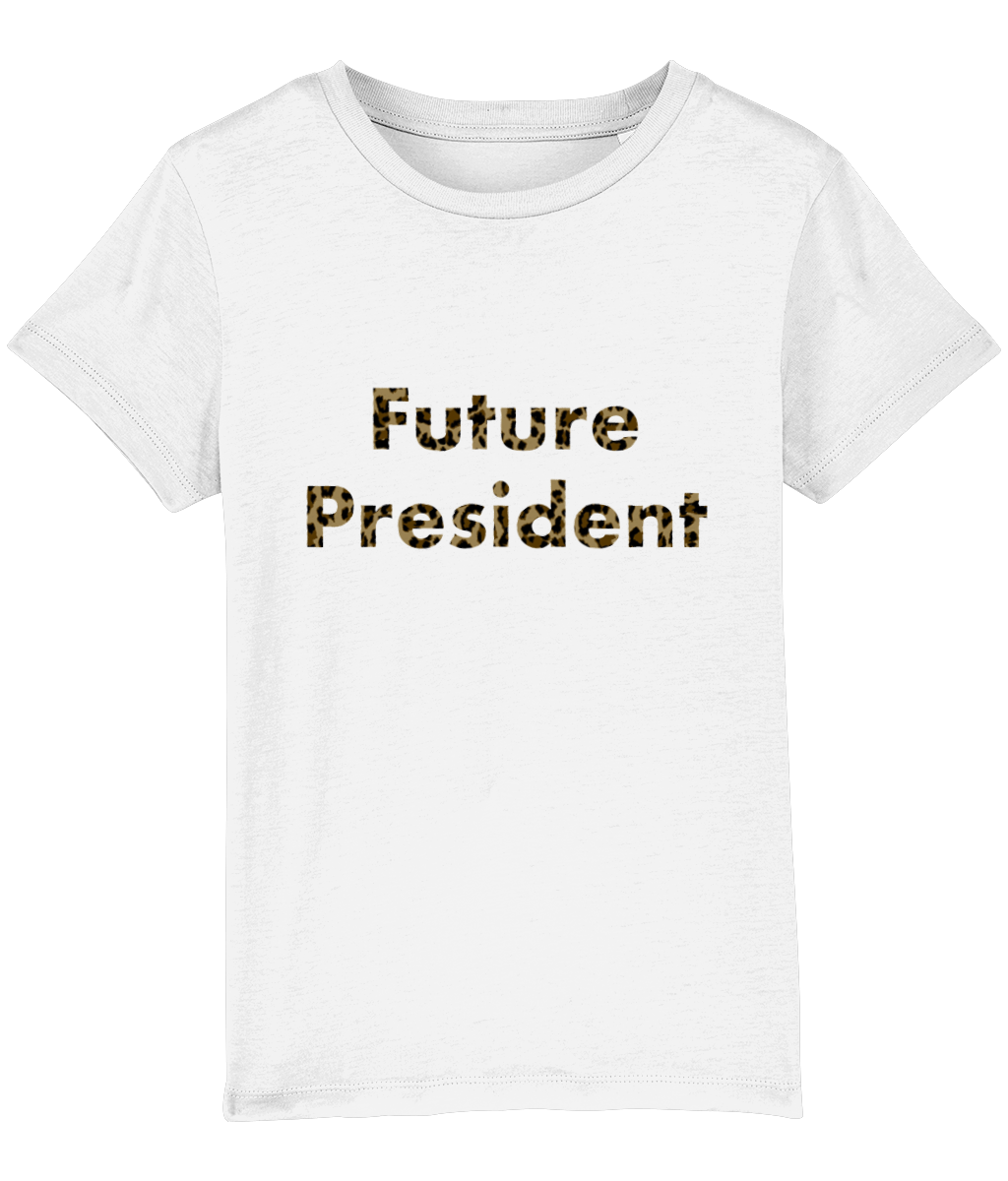 Future President - organic kid T-shirt - Leopard!.