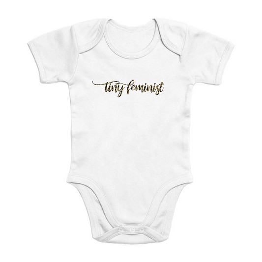 Tiny Feminist - organic baby body - Leo