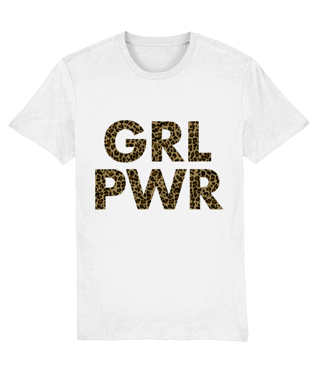 GRL PWR Large - organic T-shirt - Leo.