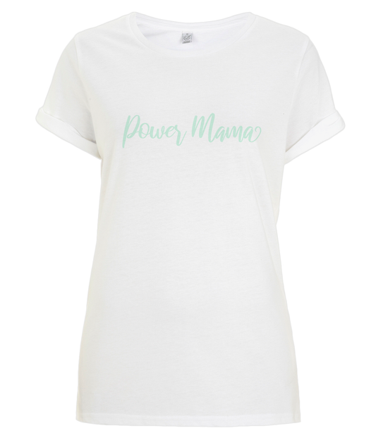 Power Mama - organic Women's Tee - Mint.