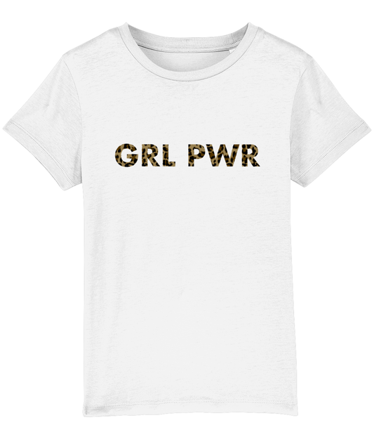 GRL PWR - organic kid T-shirt - Leopard!.