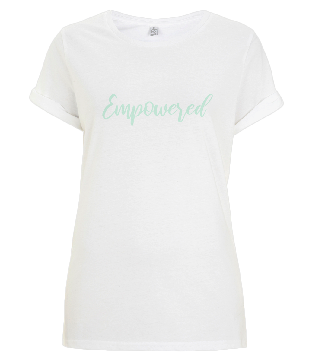 Empowered - organic Women's T-shirt - Mint.