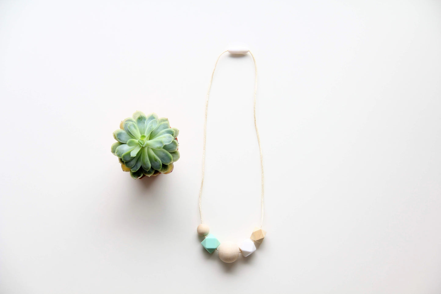 Mint Large - Nursing Necklace!.