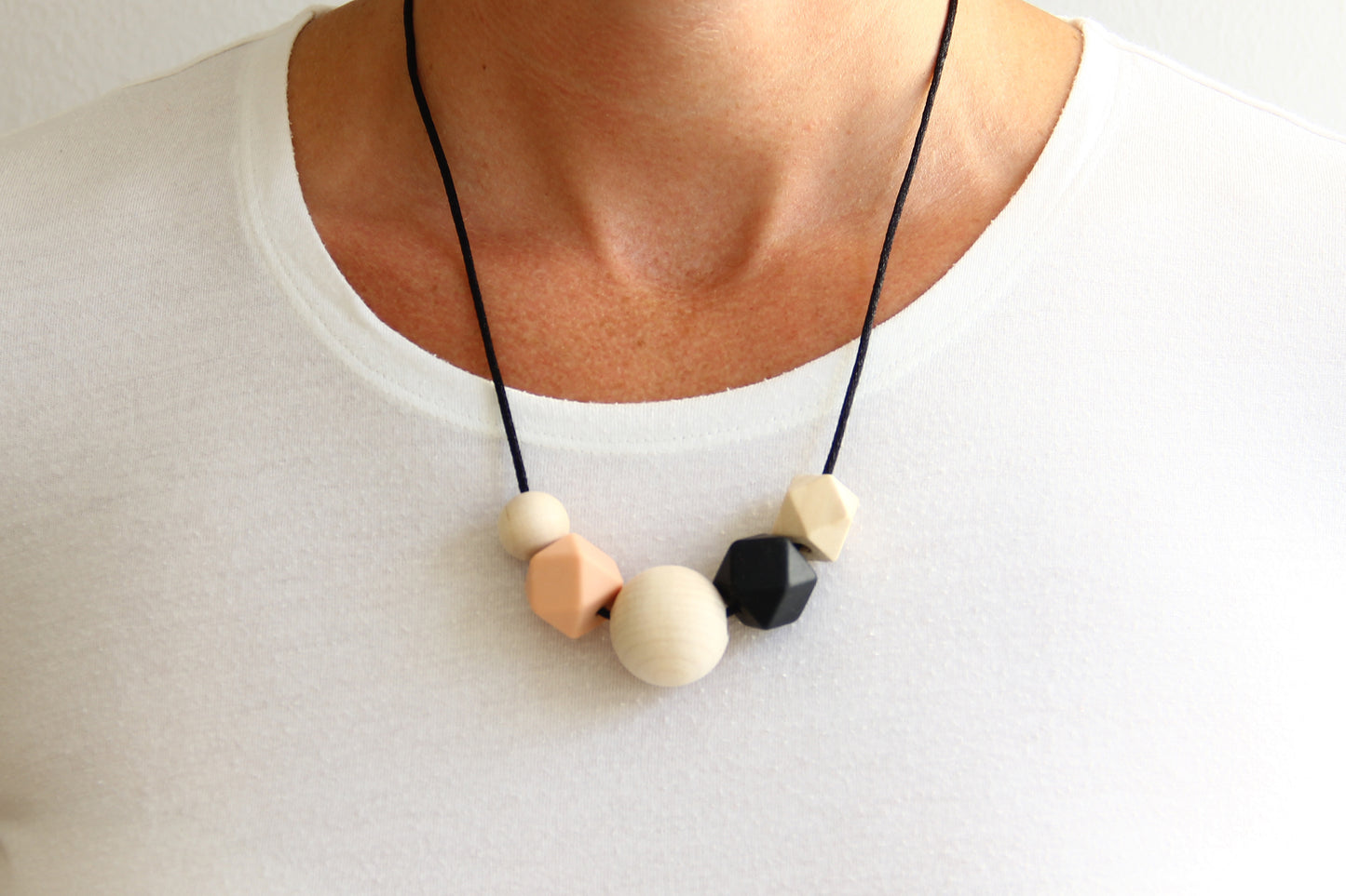 Peach Large - Nursing Necklace!.