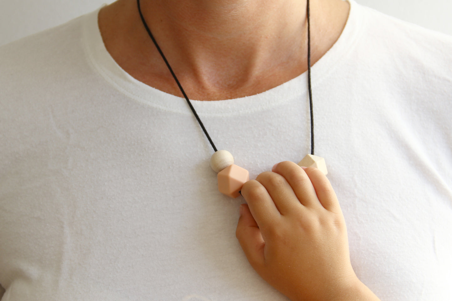 Peach Large - Nursing Necklace!.