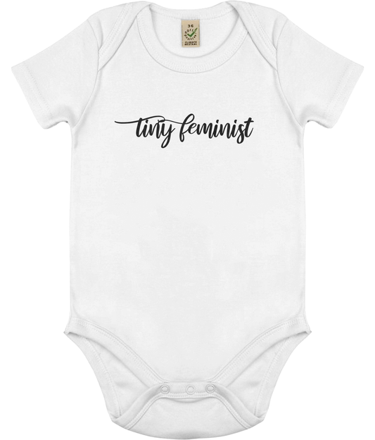 Tiny Feminist - organic baby body.