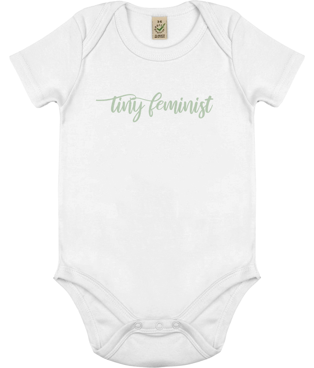 Tiny Feminist - organic baby body.
