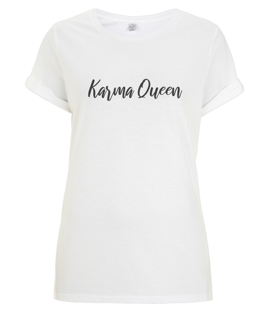 Karma Queen - organic T-shirt - Black.