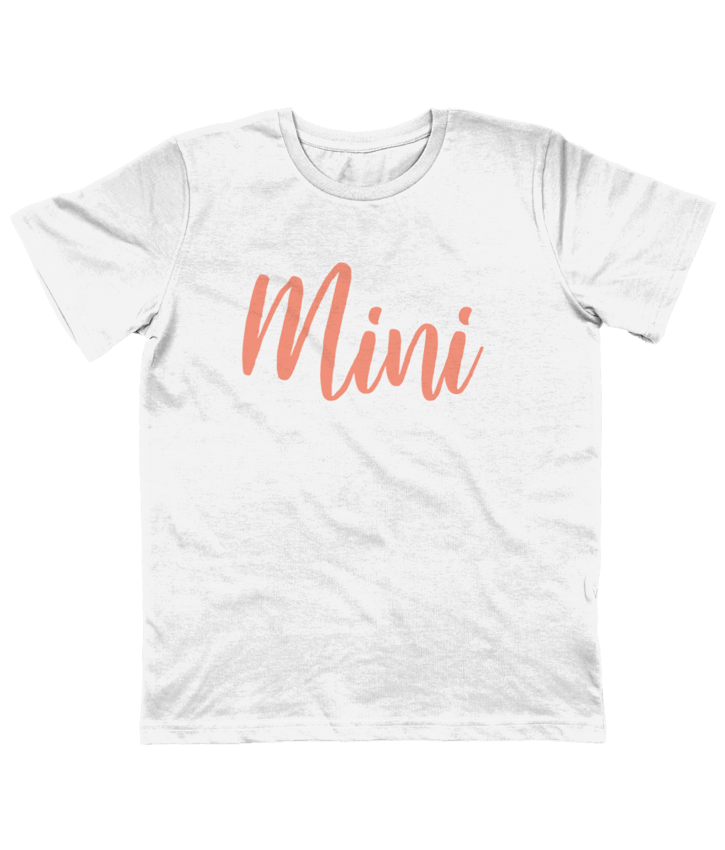 Mini - organic kid T-shirt - Peach.