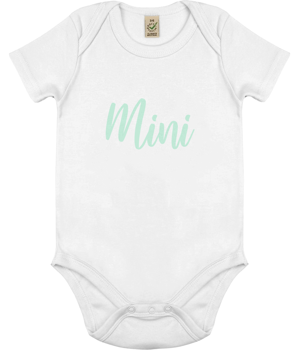 Mini - organic baby body - Mint!.