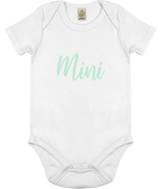 Mini - organic baby body - Mint!.