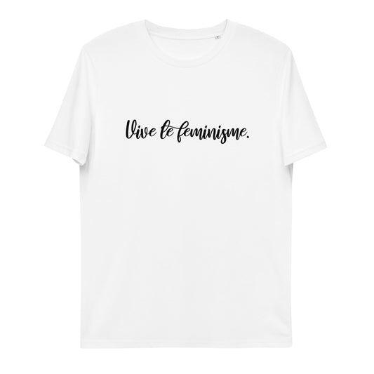 Vive le feminisme Black - organic T-shirt - madebyHazel