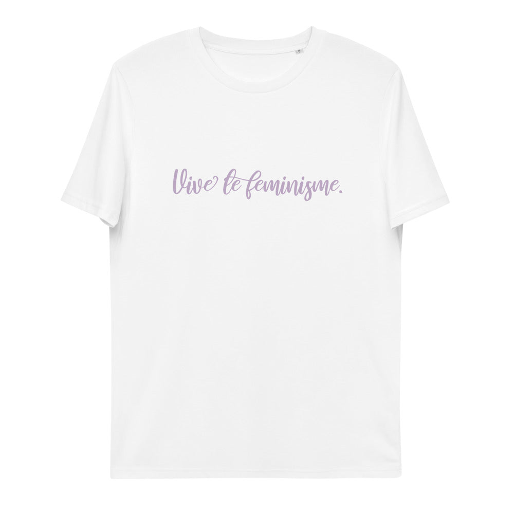 Vive le feminisme in Lila - organic T-shirt - madebyHazel